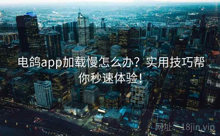 电鸽app加载慢怎么办？实用技巧帮你秒速体验！